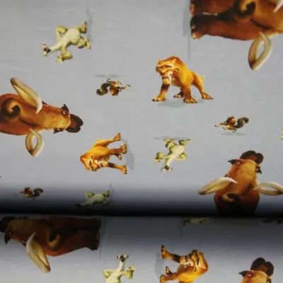 Jersey Stoffe Ice Age grau
