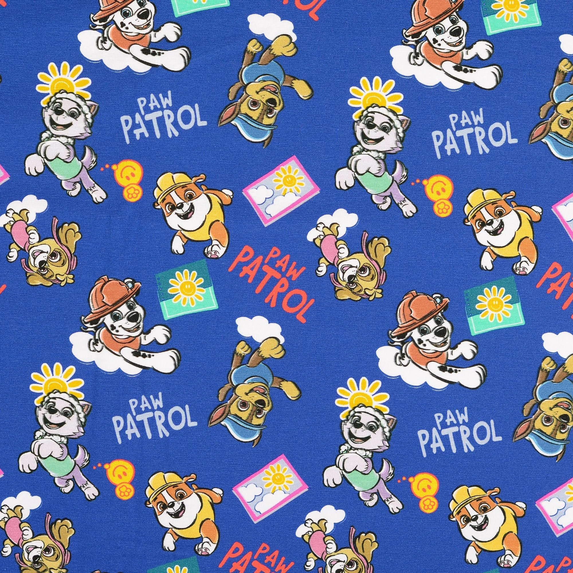 Jersey Stoffe Paw Patrol dunkel blau / blue